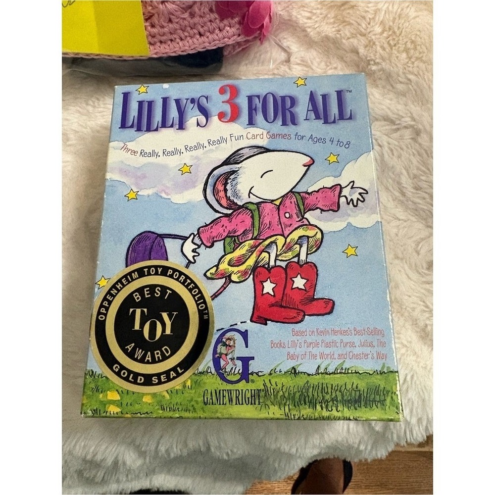 Gamewright Lilly's 3 For All Kids Card Game - Light Blue